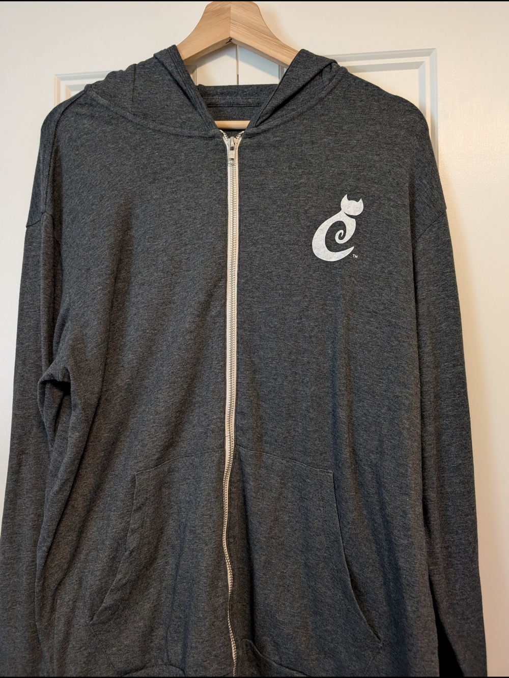 Charcoal Zip-Ups from Cat Lady Box - One Hoodie & One Cardigan - Both Comfy